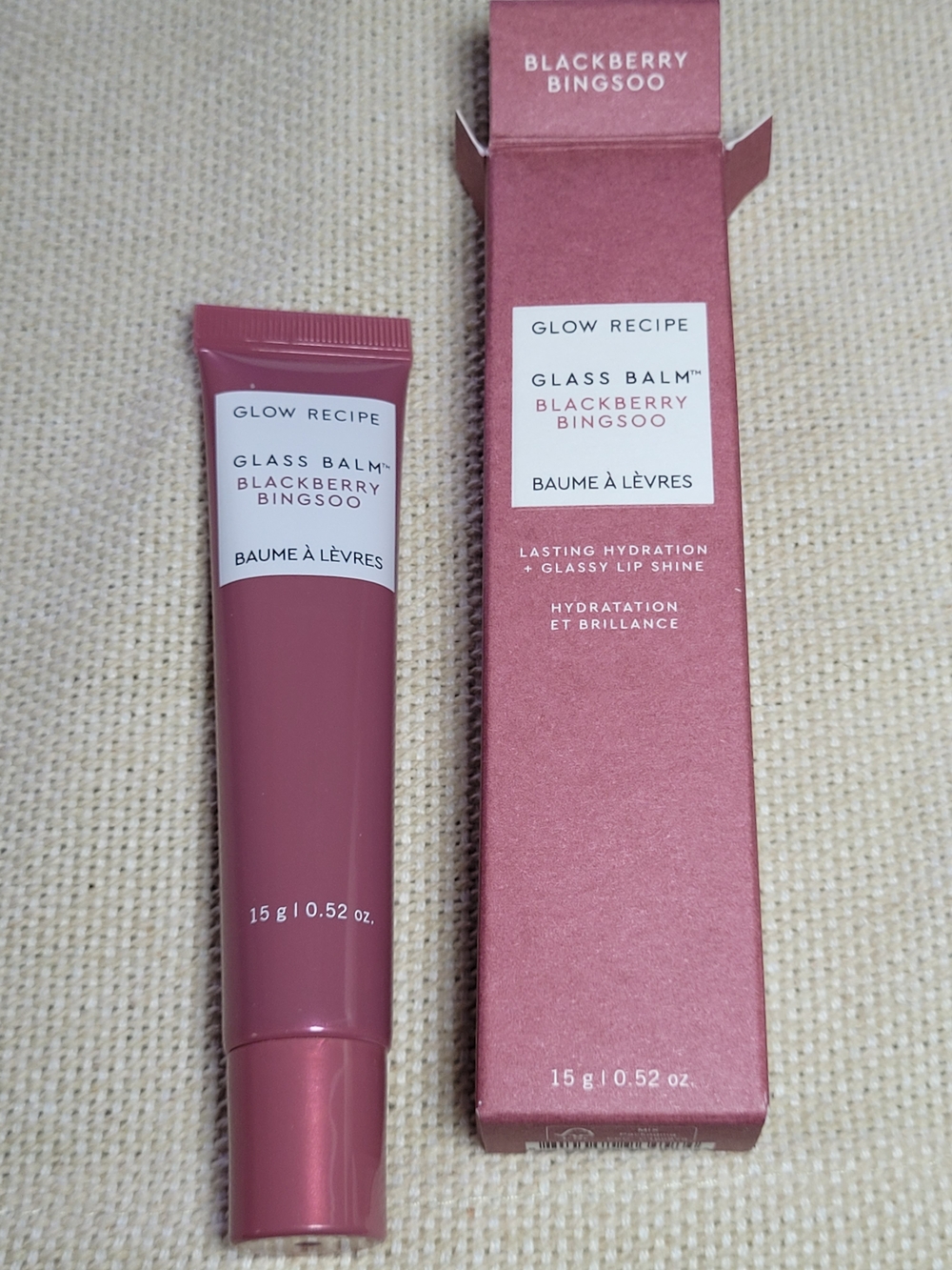 Glow Recipe Glass Lip Balm Blackberry Bingsoo - Rosy Mauve Tint